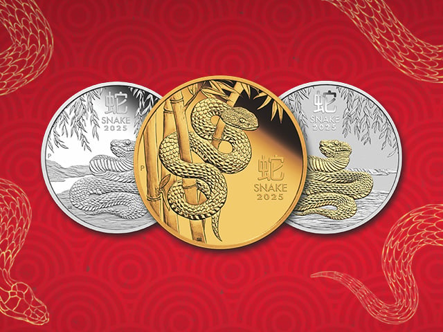 Lunar Year of the Snake coins - The Perth Mint