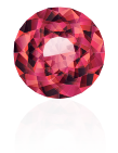 Pink round cut