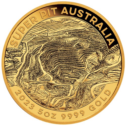 Super Pit 2023 5oz Gold Individual Bullion Coin