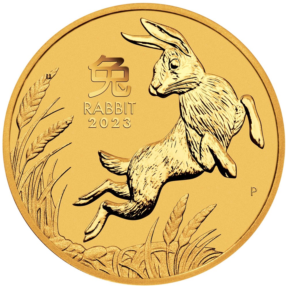 Australian Lunar Series III Year of the Rabbit 2023 1/20oz Gold Bullion