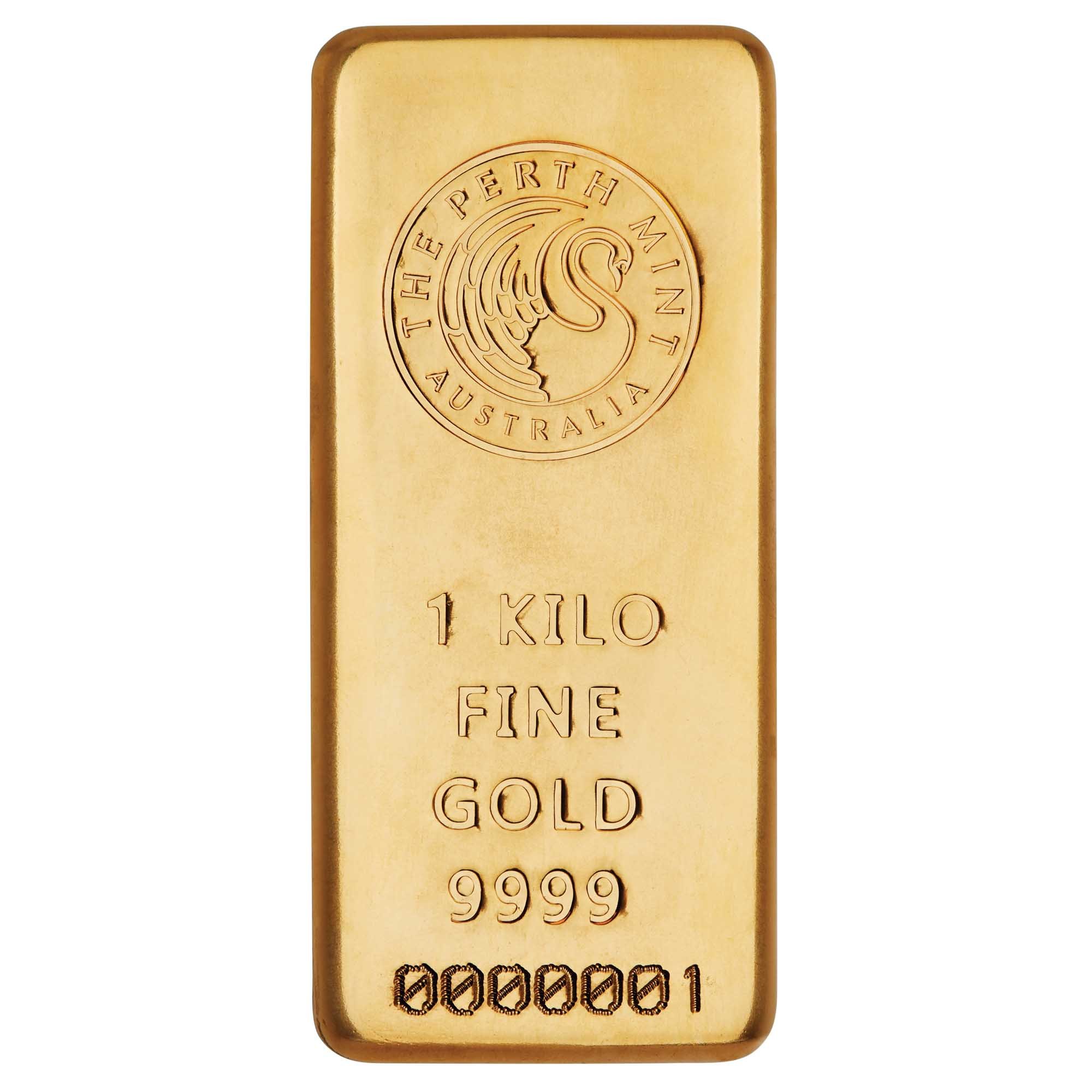 1kg Gold Cast Bar | The Perth Mint