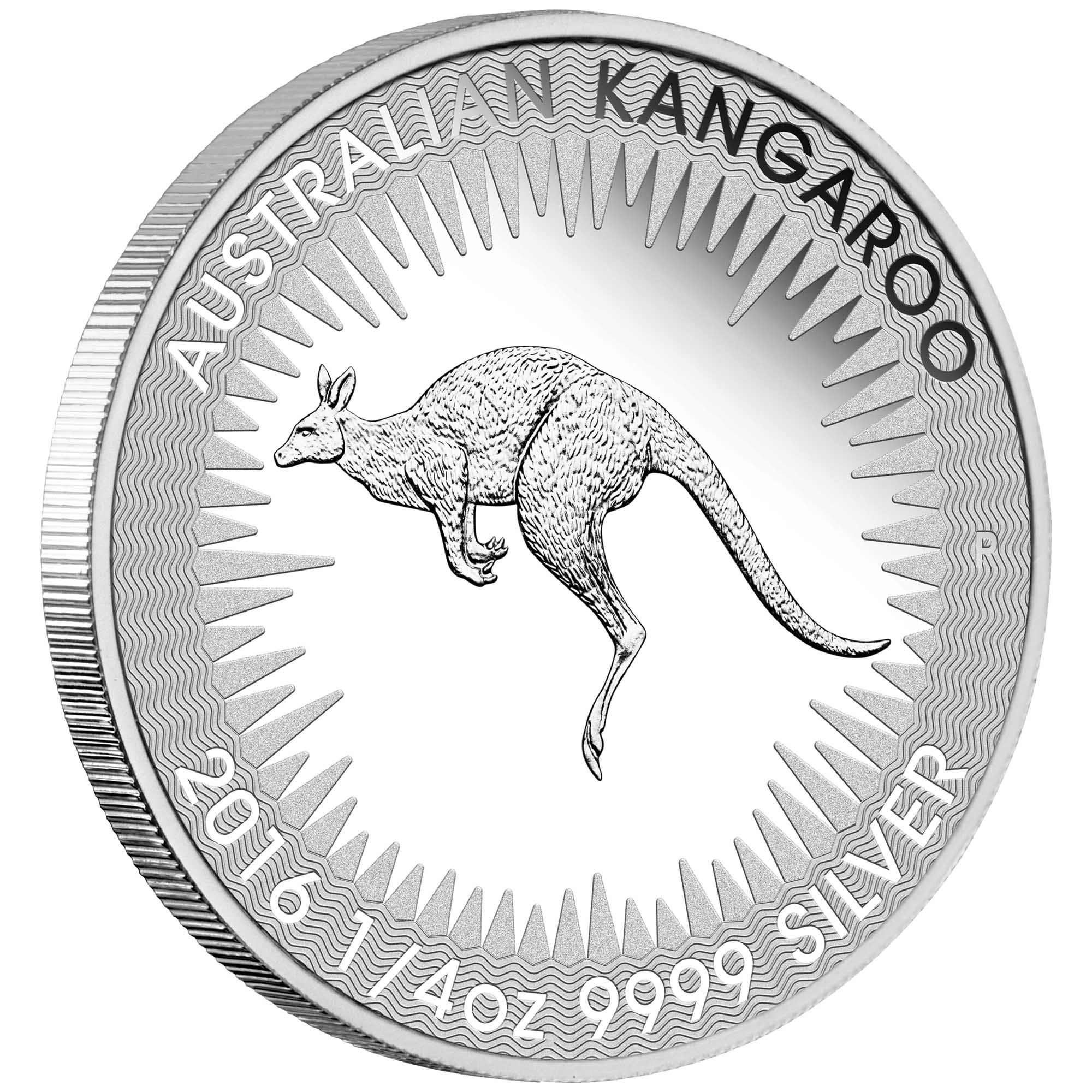 Australian Kangaroo 2016 1 4oz Silver Proof Coin