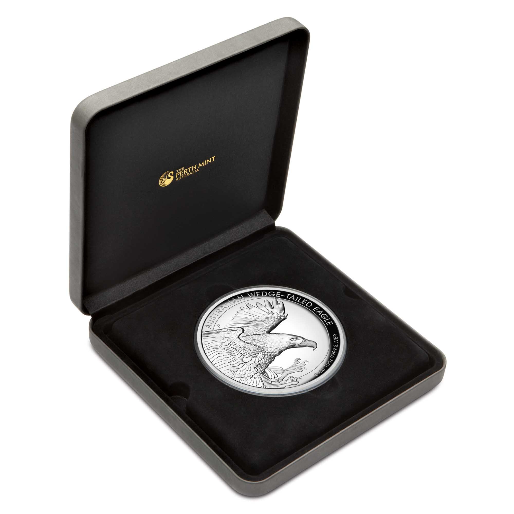 Australian Wedge-tailed Eagle 2020 10oz Silver Proof High Relief Coin