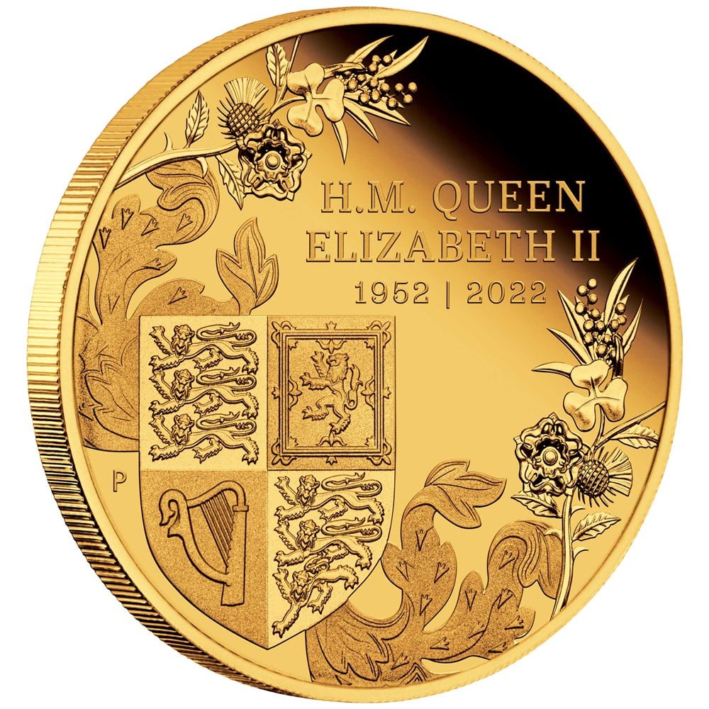 The Queens Platinum Jubilee 2022 14oz Gold Proof Coin 5782