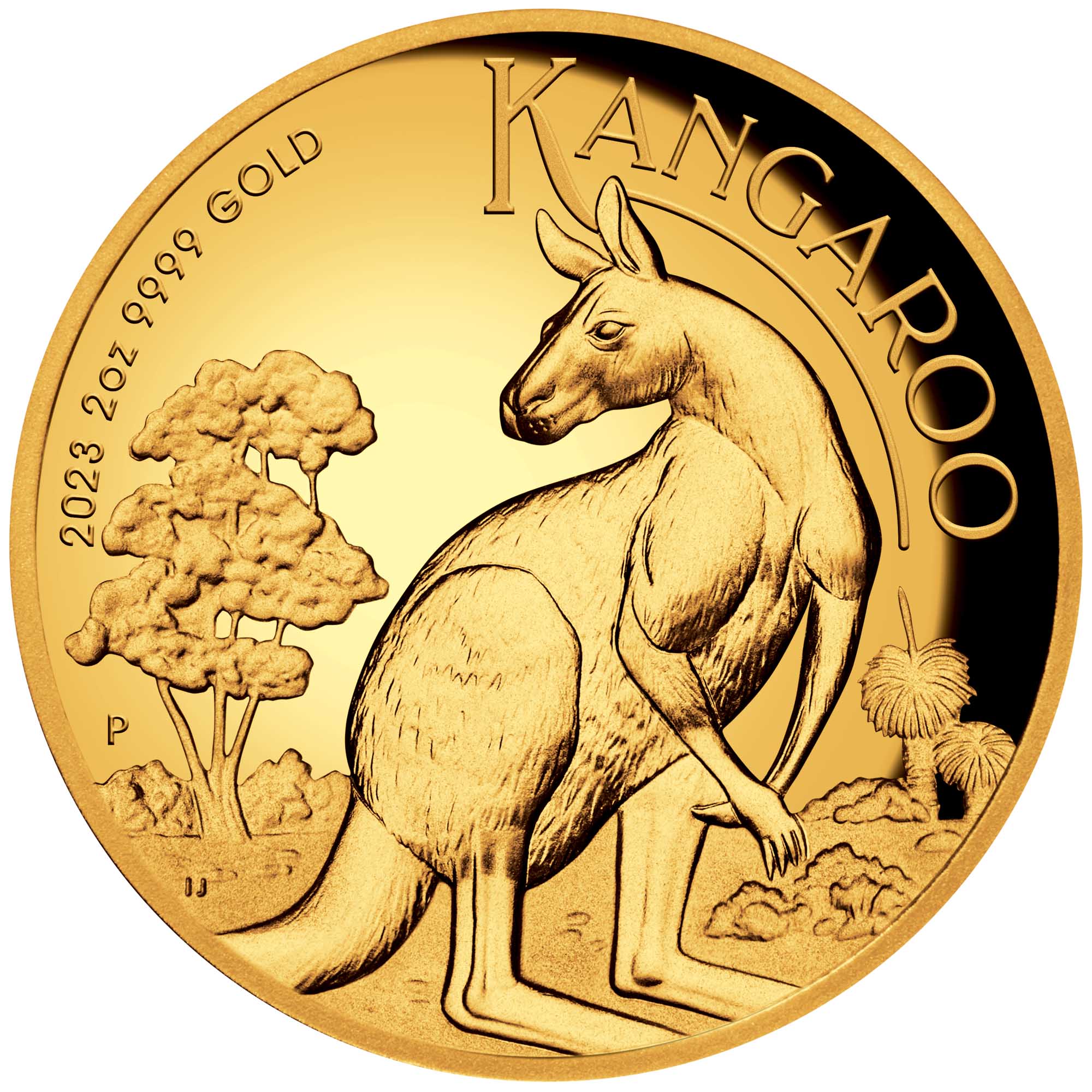 Australian Kangaroo 2023 2oz Gold Proof High Relief Coin