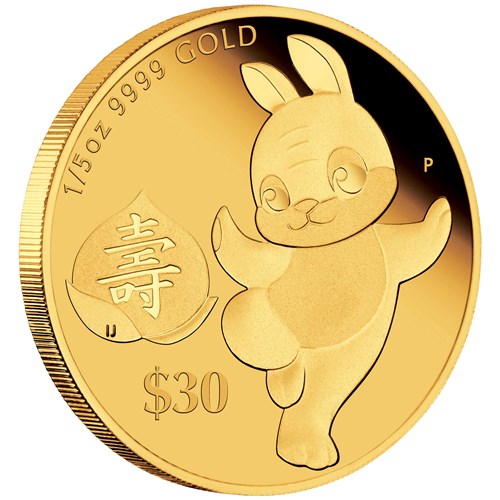 Free Shipping Zodiac Chinese New Year 2023 Rabbit Coins Feng Shui Holder  Gold 1 Dollar Items Gift Collectibles