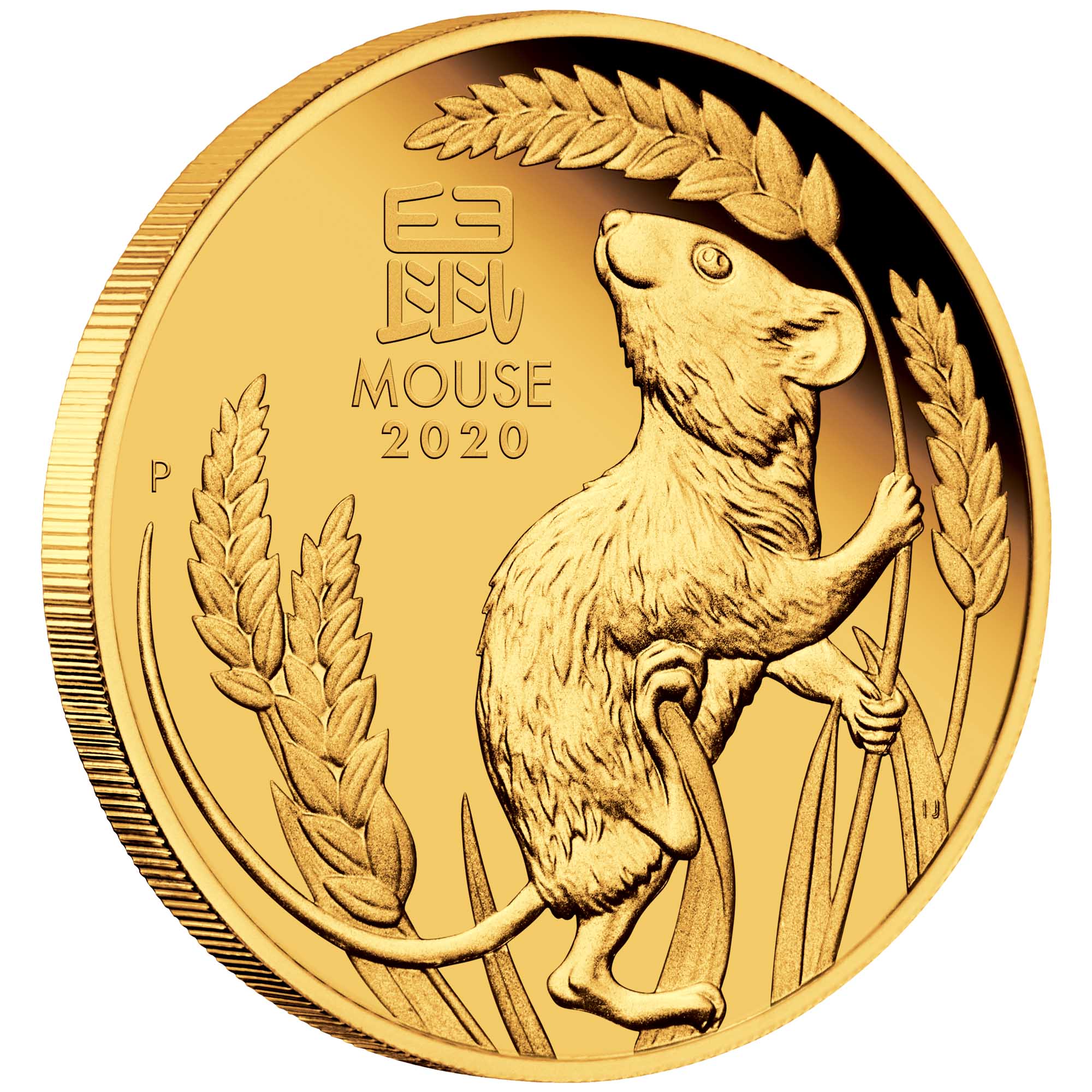Australian Lunar Series III 2020 Year of the Mouse 1/4oz Gold
