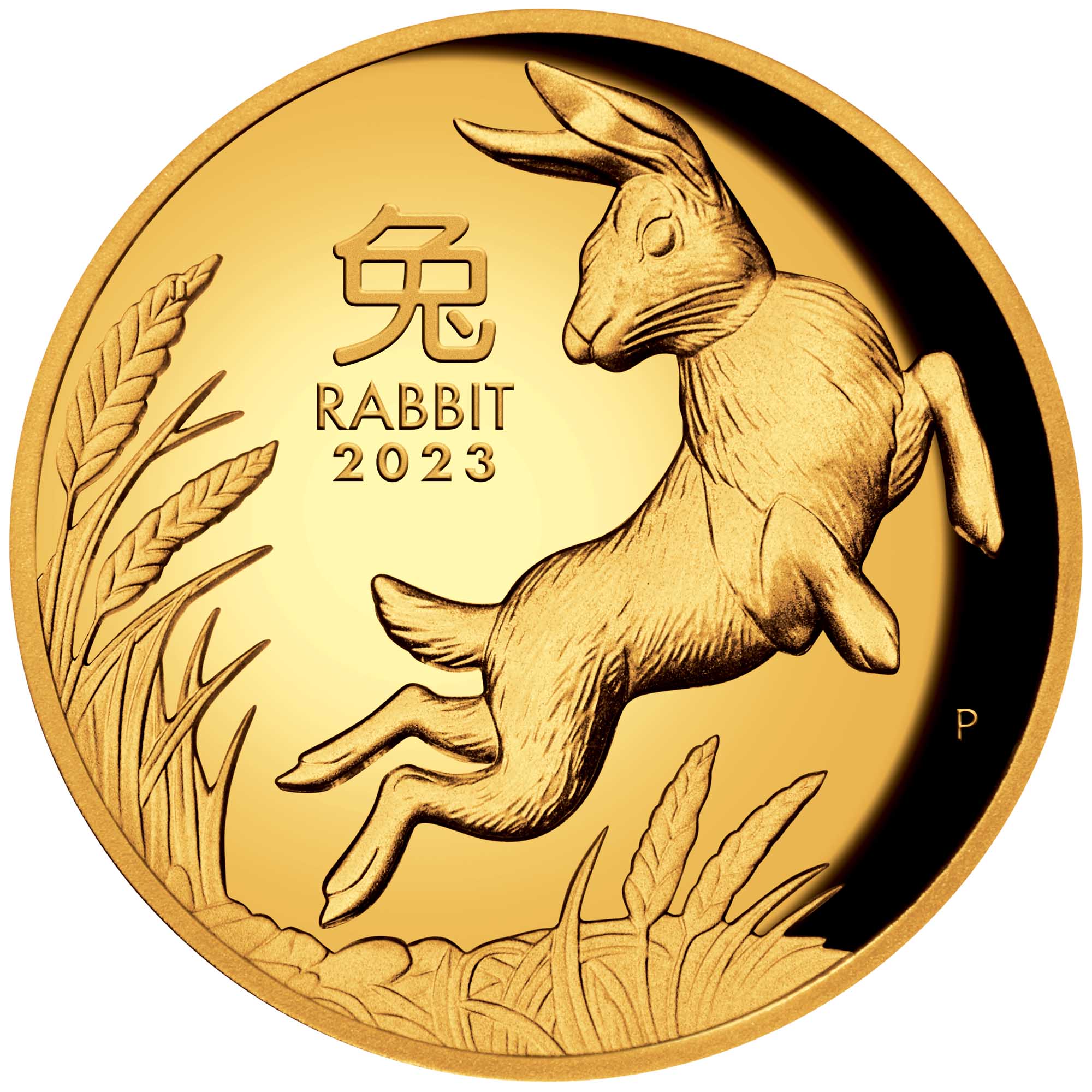 2023 Year Of The Rabbit 1oz Gold Proof High Relief Coin