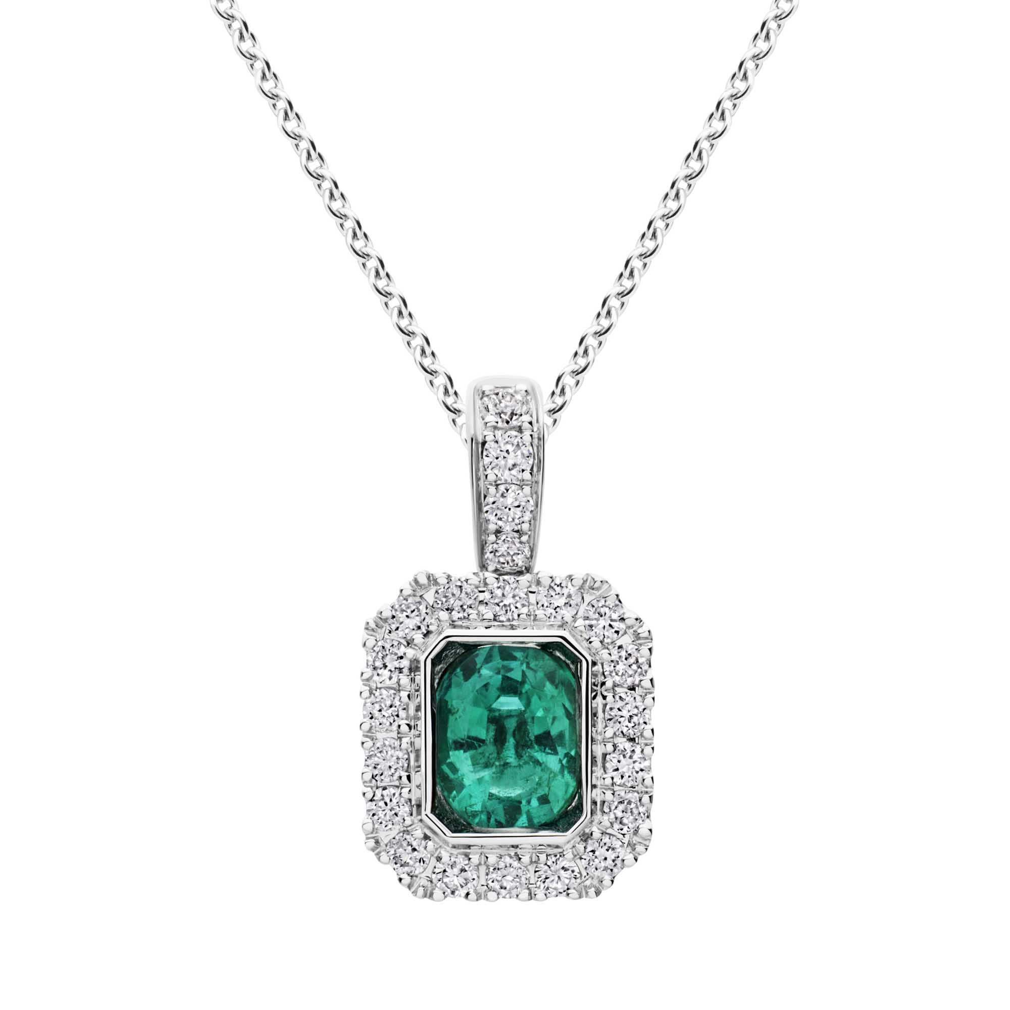 Divine Emerald and Diamond Necklace | Perth Mint Jewellery Store