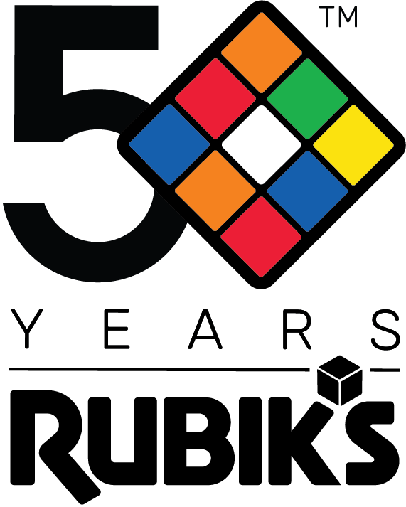 Rubiks 50 Years logo