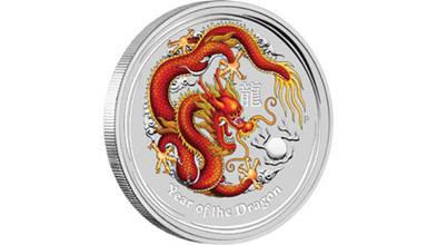 Year of the Dragon coin from The Perth Mint