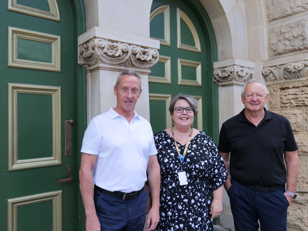 Senior Dealer Gordon Smith, Manager Product Development Tracey Cobby and Manager Coining and Production Neil Rogers.